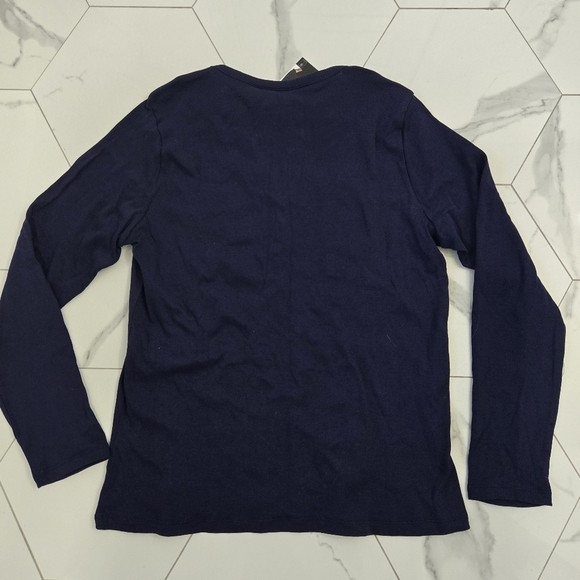 Navy Long Sleeve Top - Picture 3 of 3